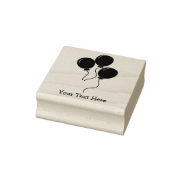 Sello De Caucho Personalizado de globos de fiesta de cumpleaños