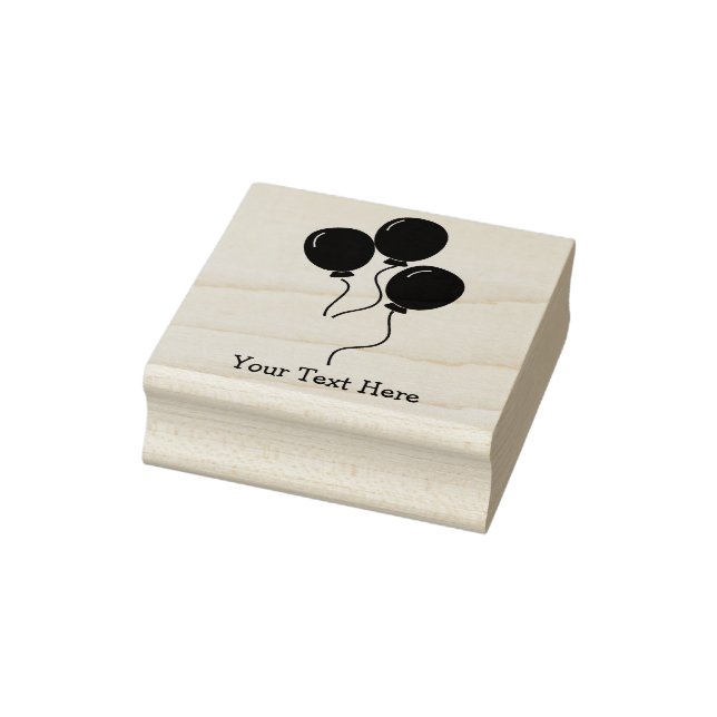 Sello De Caucho Personalizado de globos de fiesta de cumpleaños (Sello)