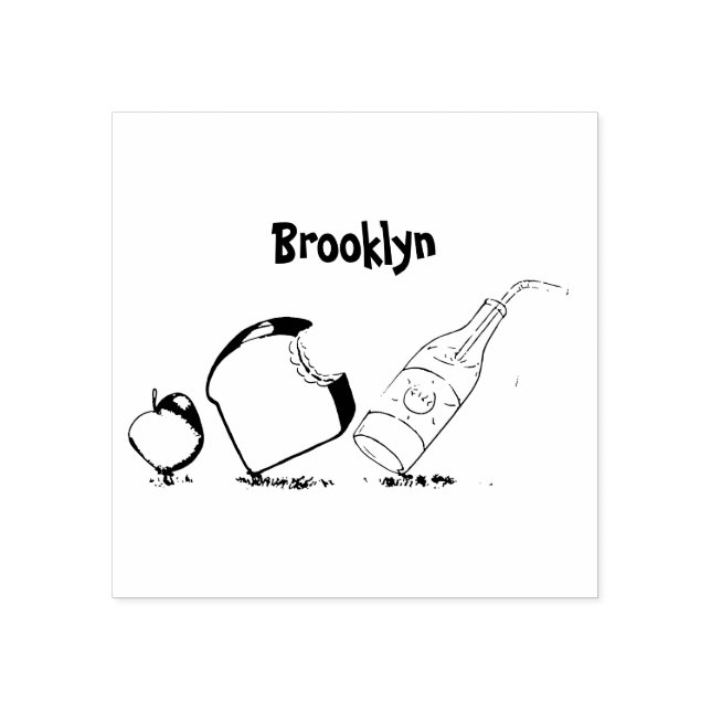 Sello De Caucho Personalizado de hormigas divertidas (Impresión)