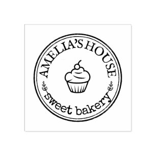 Sello De Caucho Personalizado de logotipo casero personalizado