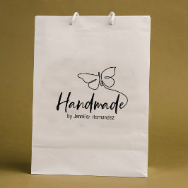 Sello De Caucho Personalizado de mariposa cúpula hecho a mano gran