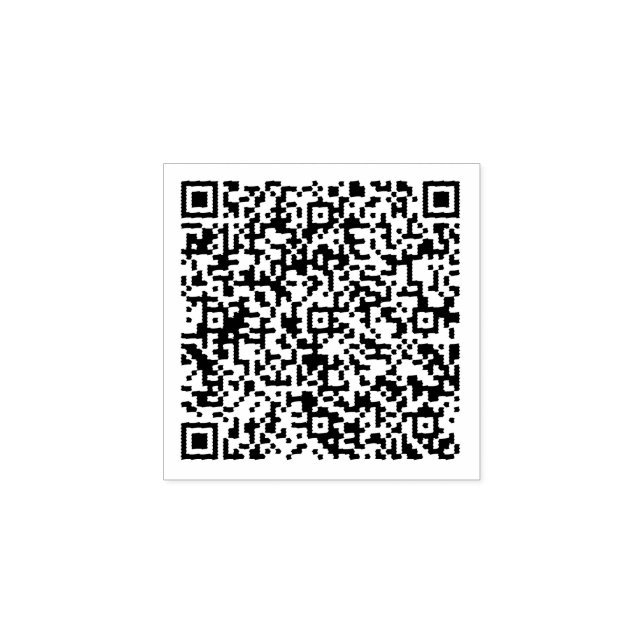 Sello de caucho personalizado del código QR del pe (Impresión)