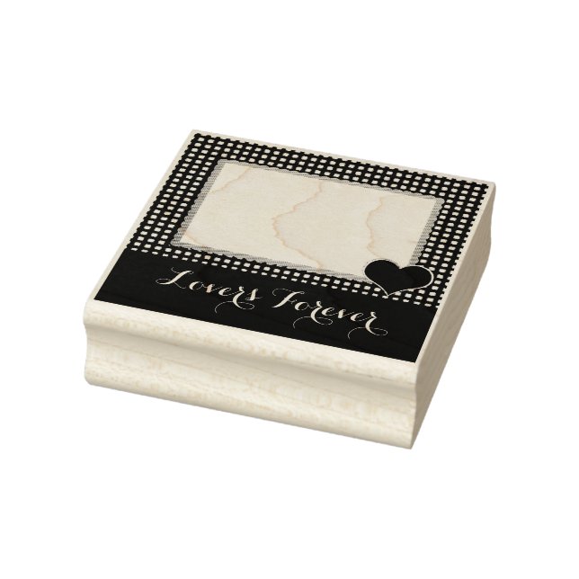 Sello De Caucho Personalizado del paro cardíaco en la esquina de l (Sello)