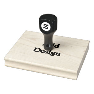 Sello De Caucho Personalizado Diseño negro Añadir foto o texto