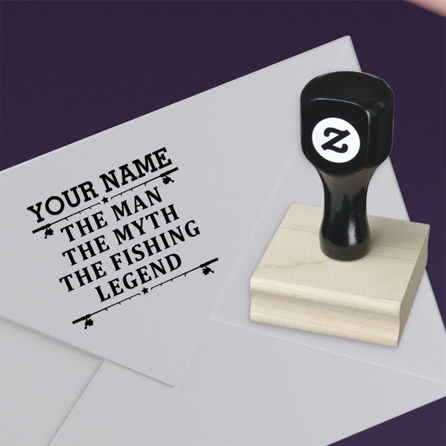 Sello De Caucho Personalizado El Hombre El Mito De La Leyenda Pesq (Subido por el creador)