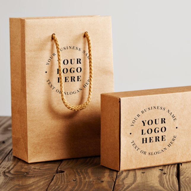 Sello De Caucho Personalizado Elegant Round Business Logo Promocio (Subido por el creador)