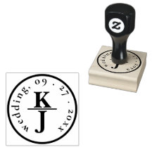 PERSONALIZADO | ELEGANTE BODA MONOGRAM DE LA FRONT