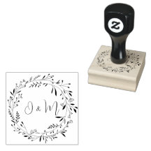 PERSONALIZADO ELEGANTE BOTANICAL FOLIAGE BODA CIRC