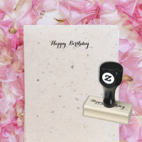 Personalizado Feliz Cumpleaños Saludo Elegante Gui