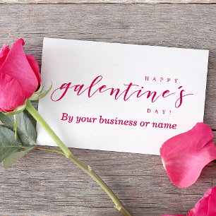 Sello De Caucho Personalizado feliz día de Galentine cita tipograf
