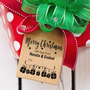 Sello De Caucho Personalizado Feliz Navidad con amor a