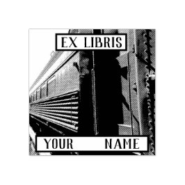 Sello De Caucho Personalizado Foto Ex Libris Bookplate