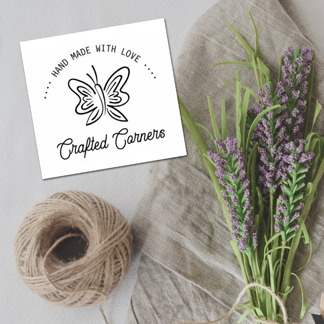 Sello De Caucho Personalizado Hand hecho con amor (Subido por el creador)