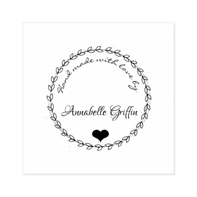 Sello de caucho personalizado hecho a mano (Impresión)