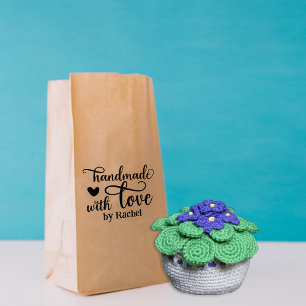 Sello De Caucho Personalizado hecho a mano con amor