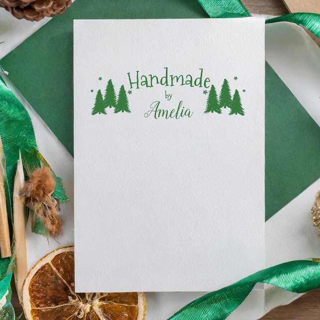 Sello De Caucho Personalizado hecho a mano por árbol de Navidad (Subido por el creador)