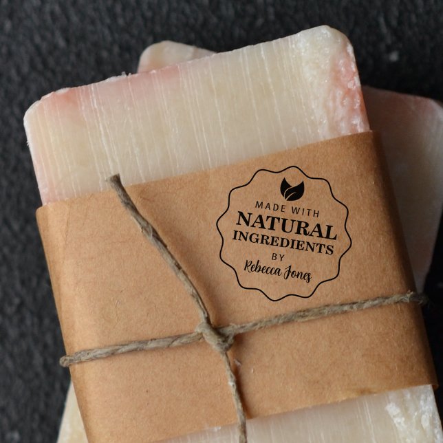 Sello De Caucho Personalizado Hecho con ingredientes naturales (Subido por el creador)