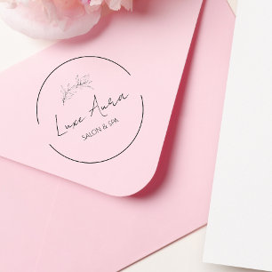 Sello De Caucho Personalizado Moda Salon Spa Business
