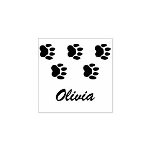 Sello De Caucho Personalizado Nombre Mascota Pinta Impresiones Fir