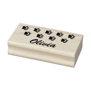 Sello De Caucho Personalizado Nombre Mascota Pinta Impresiones Fir