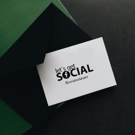 Sello De Caucho Personalizado Pongámonos sociales en Facebook