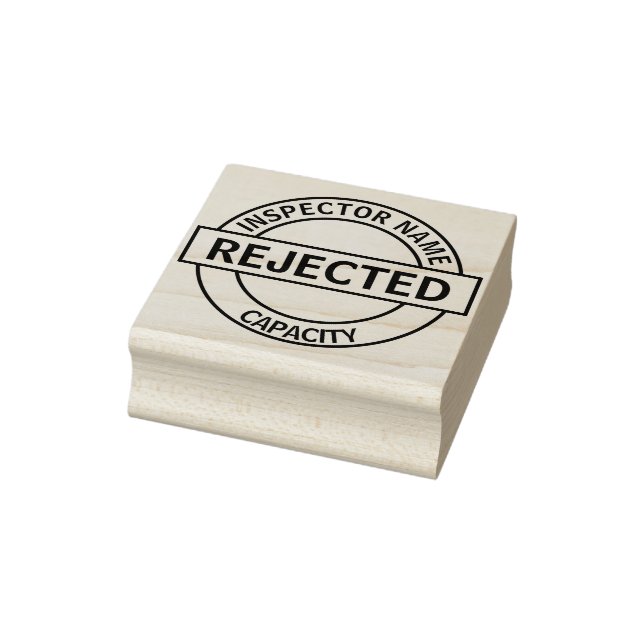 SELLO DE CAUCHO PERSONALIZADO RECHAZADO (Sello)