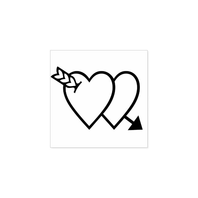 Sello De Caucho Personalizado romántico de San Valentín (Impresión)