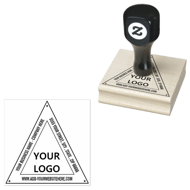 Sello De Caucho Personalizado Tu dirección de logotipo Estampilla  (Sellado)