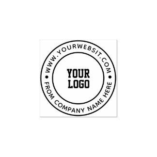 Sello De Caucho Personalized Business Logo Rubber Stamp