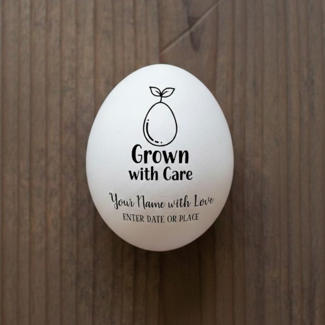 Sello De Caucho Personalized Egg Stamp – Custom Chicken Egg Stamp  (Subido por el creador)