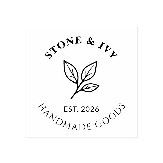 Sello De Caucho Personalized Logo Rubber Stamp (Impresión)