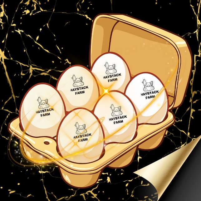 Sello De Caucho Personalized Rustic Hen Name Egg Love (Subido por el creador)