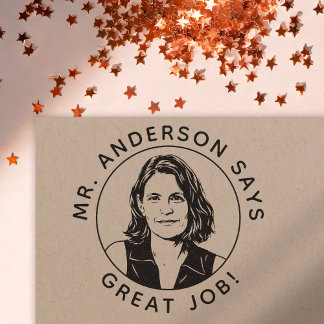 Sello De Caucho Personalized Teacher Stamp With Custom Photo Stamp