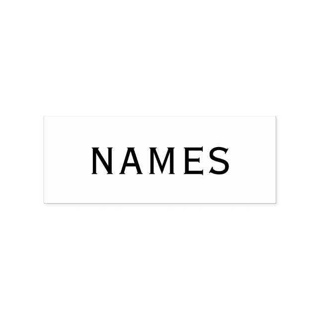 Sello De Caucho Personalized With Last Name or Nickname on Them (Impresión)