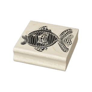 Sello De Caucho Pescado
