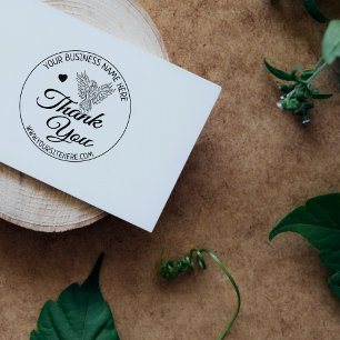 Sello De Caucho Phoenix Personalizado Business Gracias