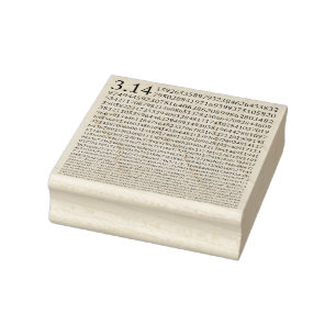 Sello De Caucho Pi Math 3.14