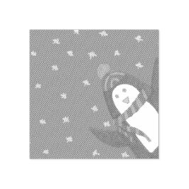 Sello De Caucho Pingüino de vacaciones