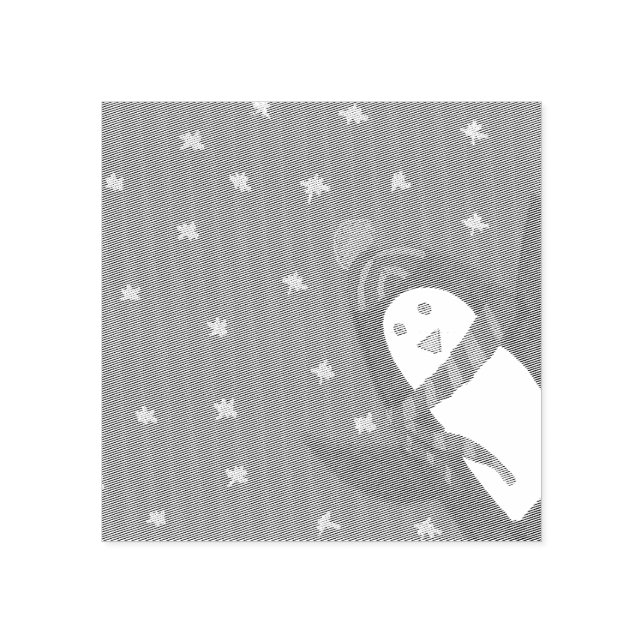 Sello De Caucho Pingüino de vacaciones (Impresión)
