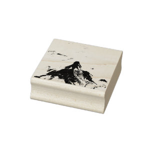 Sello De Caucho Pintura de sirena