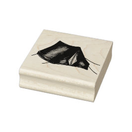 Sello De Caucho Pitch a Tent Summer Camp Camping Senderismo al air