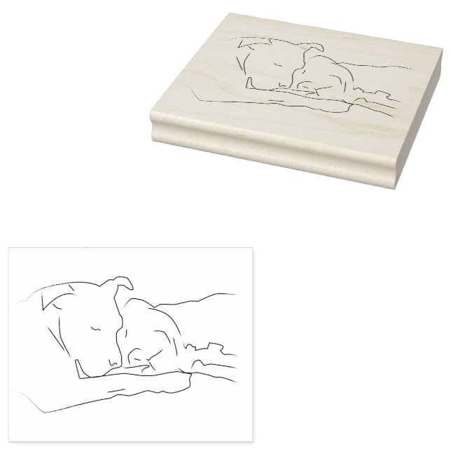 Sello De Caucho Pitiamente enamorado (Sellado)