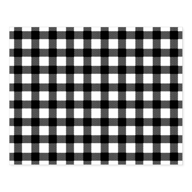 Sello De Caucho Plaid pattern Christmas (Impresión)