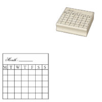 Planificador de calendario mensual