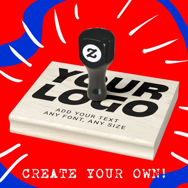 Sello De Caucho Plantilla profesional de logotipos y textos person (RUBBER STAMP)