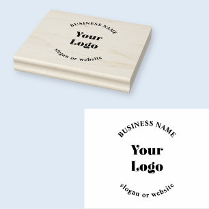 Sello De Caucho Plantilla retro-moderna minimalista para su logoti