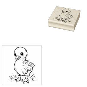 Sello De Caucho Pollo