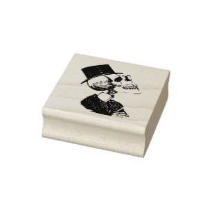 Sello De Caucho Preacher Skeleton