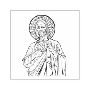 Sello De Caucho Primo de Jesús de la Iglesia Católica