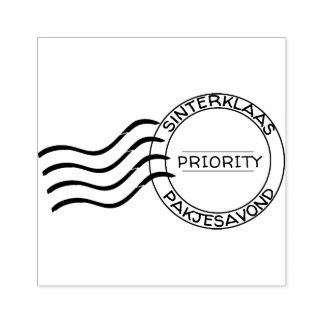 Sello De Caucho Priority stempel voor Sinterklaaspakjes